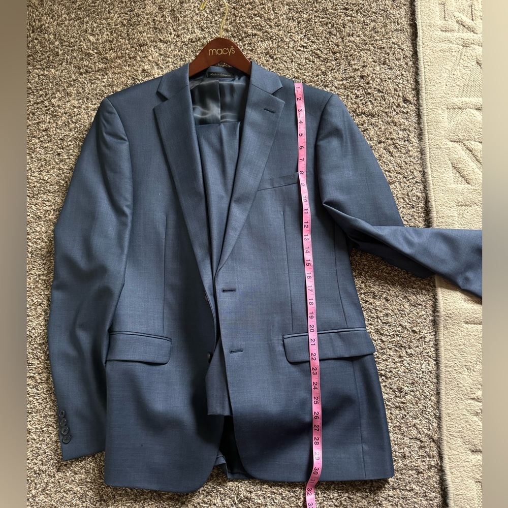 EUC Calvin Klein Navy Blue Suit